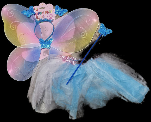 Toddler fairy wings & accessories - 4ps