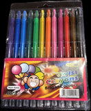 Retractable Crayons - 12 pack