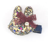 Hair clips - Bling - Bunnies - 50mm