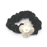 Hair bands - scrunchies - Diamante - Black