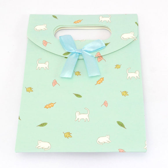 Extra Small closing gift bag - 125 x 165 x 60mm - Cats