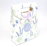 Extra Small closing gift bag - 125 x 165 x 60mm - Lavender - Thank you